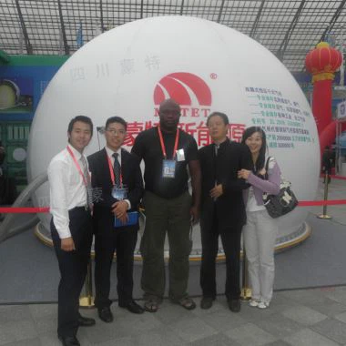 Serbatoi di stoccaggio a doppia membrana di biogas a terra