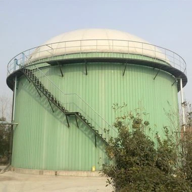 Serbatoi di stoccaggio a biogas a doppia membrana